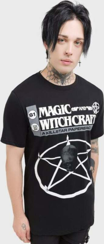 Goth T-skjorte - Paperback T-skjorte - XS til L - Herrer - svart