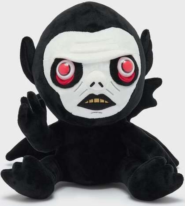 Goth Kosedyr - Kreeptures - Pazuzu Plush - None - svart-hvit-rød