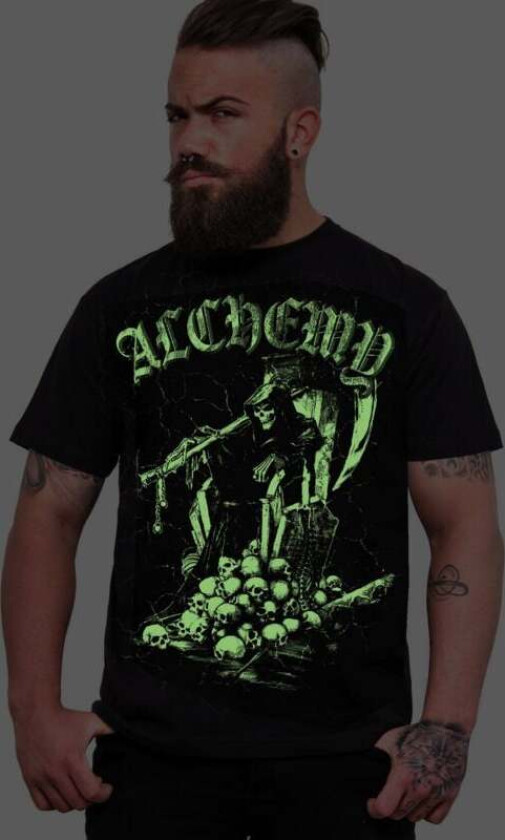 Goth T-skjorte - Harvester's Realm T-skjorte for Menn - M til XXL - Herrer - svart