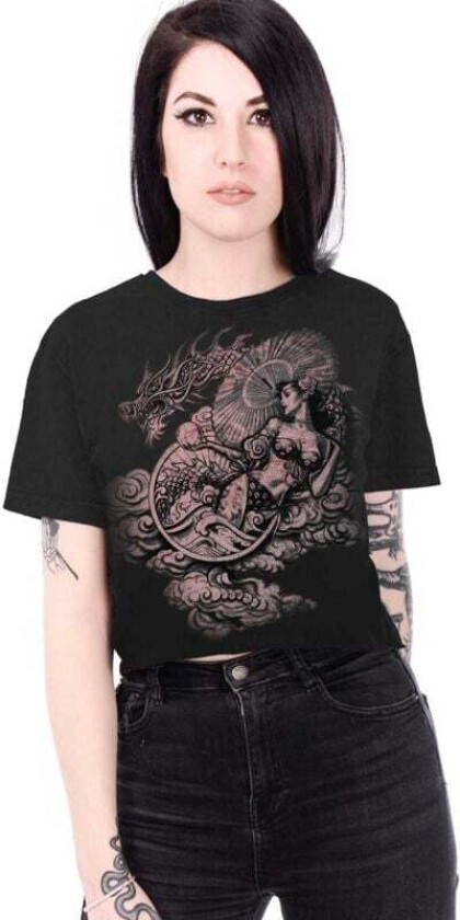 T-skjorte - Lady Dragon - S til XXL - Damer - svart