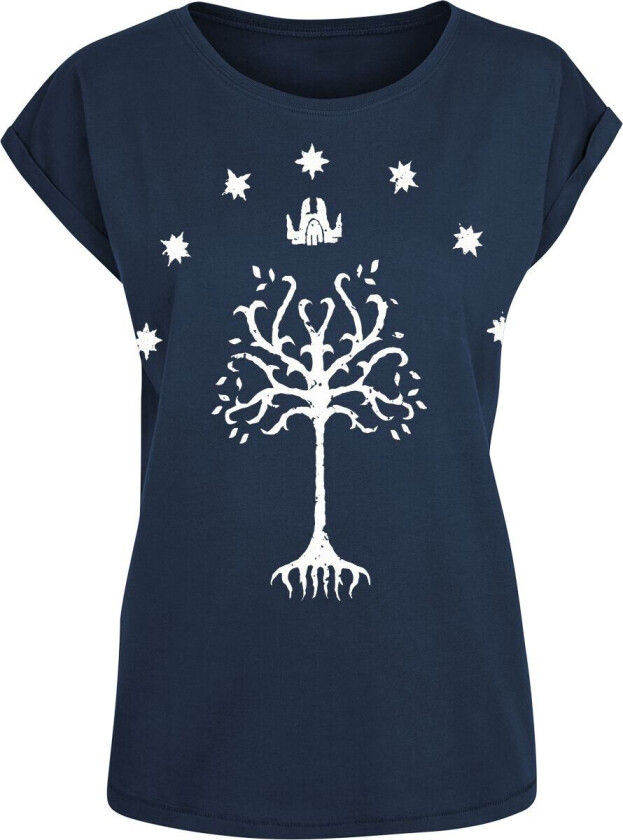 T-skjorte - Tree Of Gondor - S til 3XL - Damer - mørkeblå