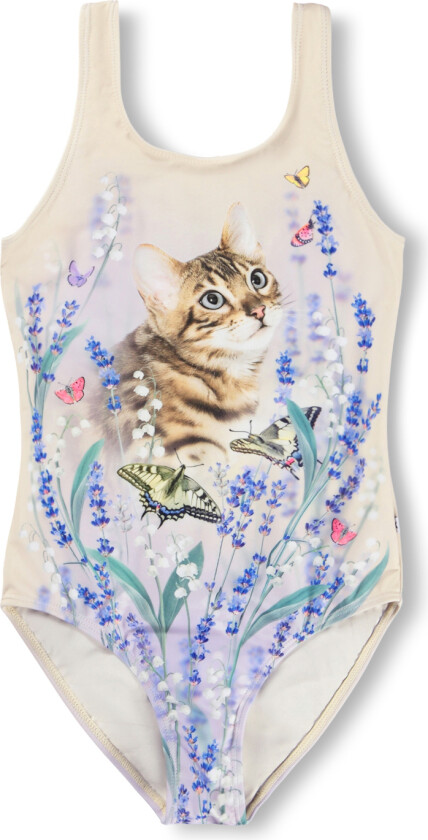 Nika Badedrakt Butterfly Field Butterfly Field 128 cm Kremfarget 128 cm kvinne