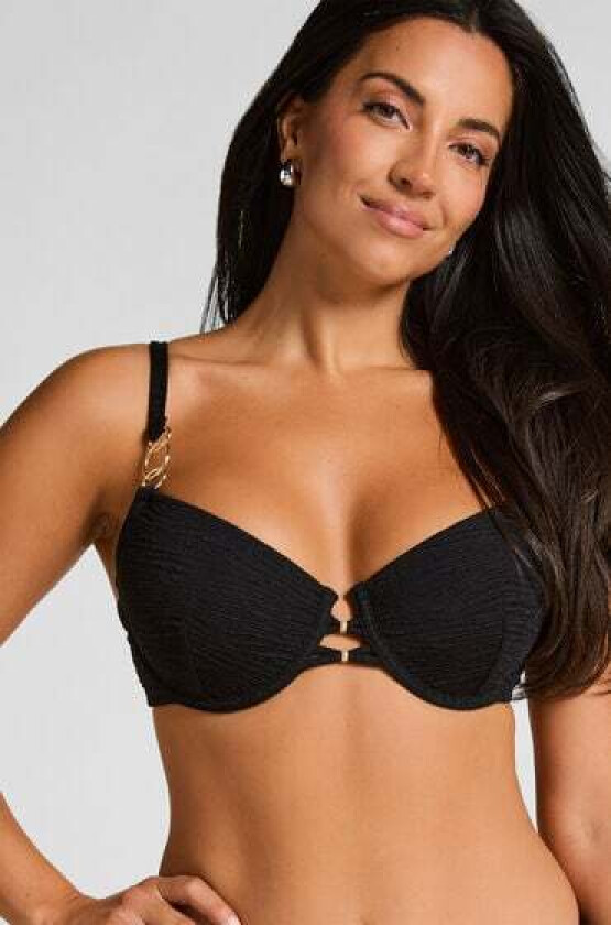 Bahamas vattert bikinitopp Svart