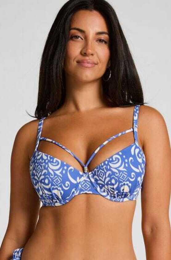 Cancun vattert BH Blå
