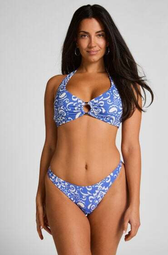 Cancun highleg bikinitruse Blå