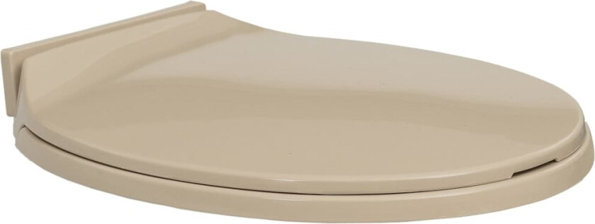 Toalettsete myktlukkende beige oval