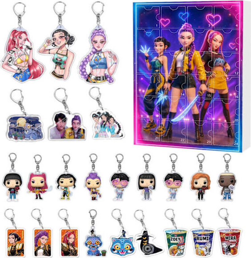 Kpop Demon Hunters Huntrix Jul Adventskalender Mardrömsnedräkningsbox