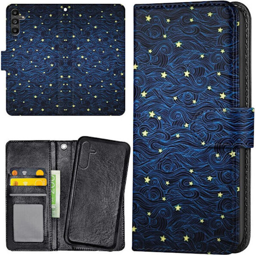 Samsung Galaxy A17 5G - Lommebok Deksel Stjernemønster