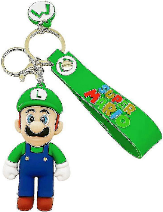 Super Mario Brothers-inspirert nøkkelring - Tegneserie Anime Mario Yoshi Nøkkelring Anheng Veske Sjarm Gaver til Voksne Barn Fans