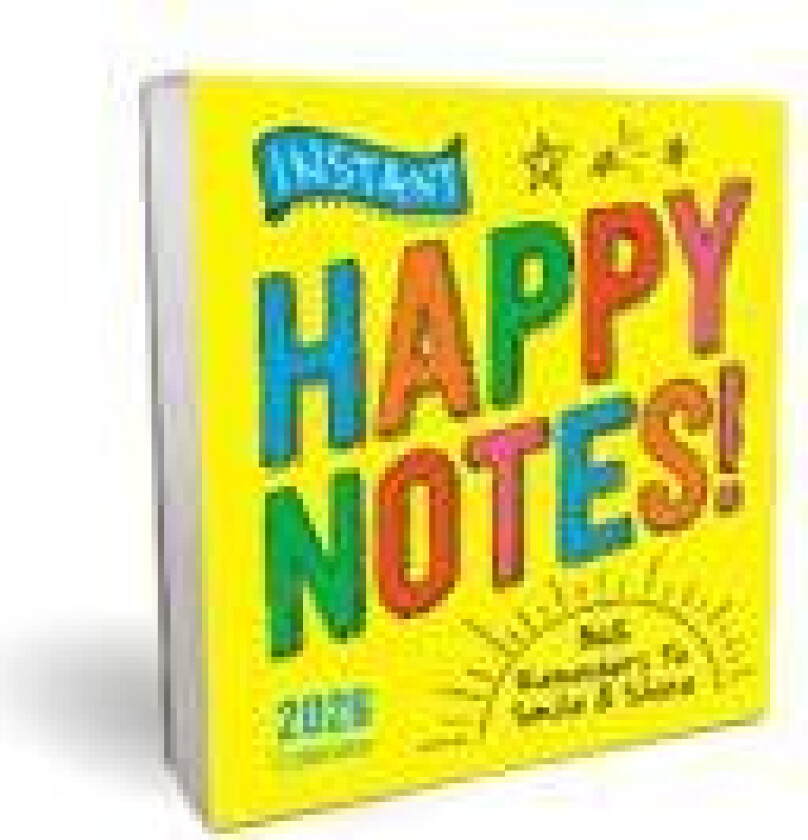 2026 Instant Happy Notes Boxed Calendar