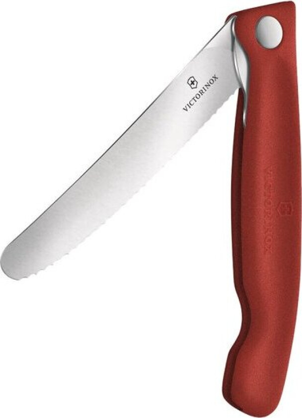 Swiss Classic piknikkniv 11 cm rød