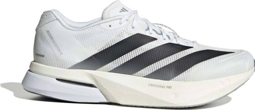 Adizero Boston 13 Herre Cloud White/Core Black/Dash Grey 44