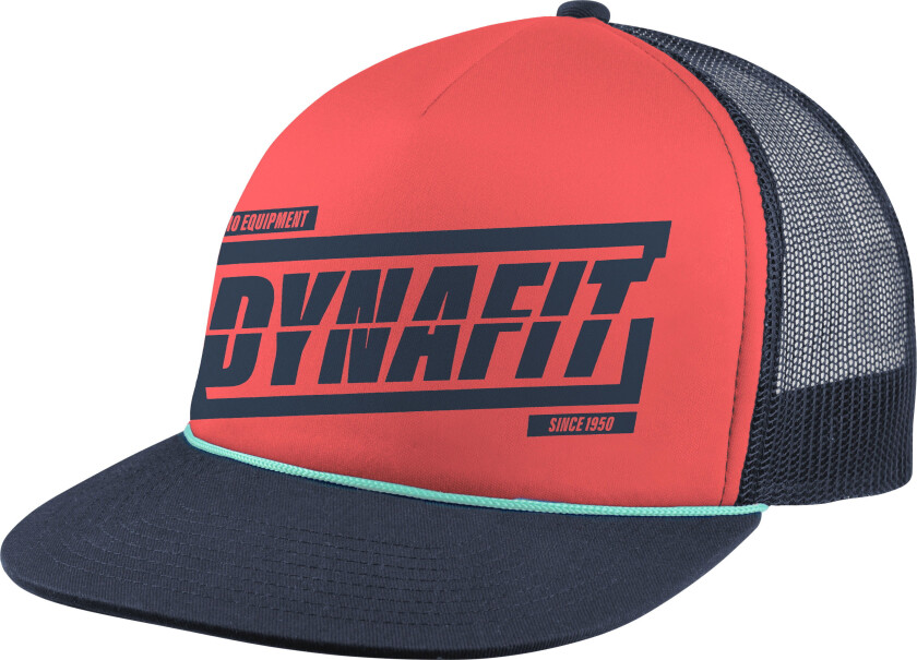 Graphic Trucker Cap hot coral