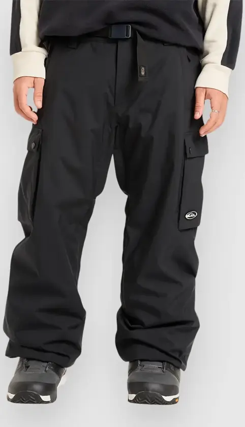 Snow Down Cargo Bukse svart