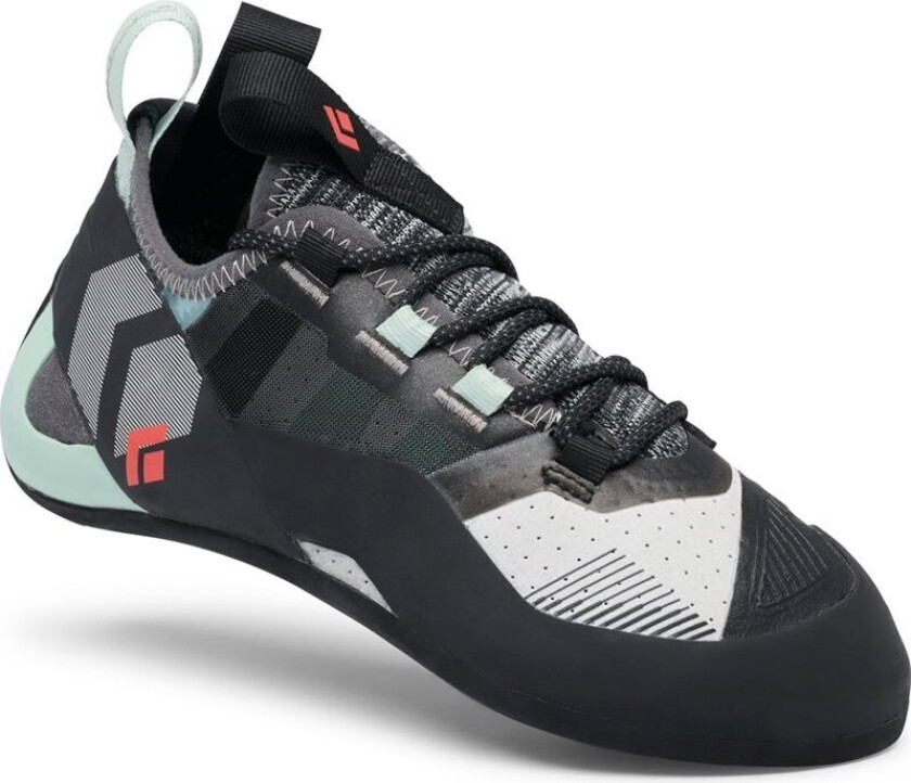 W Momentum Lace Climbing Shoes Foam Green-Alloy