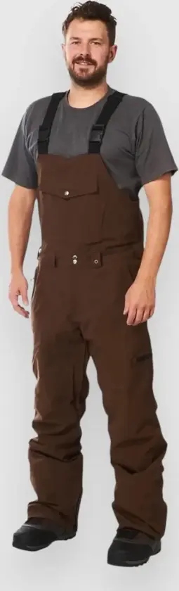 Clash Bib Pant brun