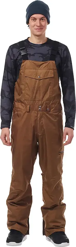 Clash Bib Pant brun
