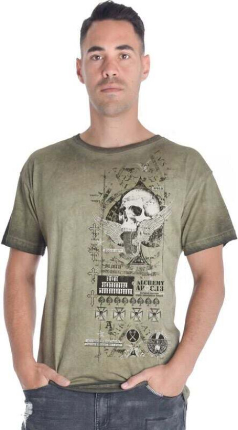 Goth T-skjorte - Apocalypse - T-skjorte for Menn - S til 4XL - Herrer - grønn