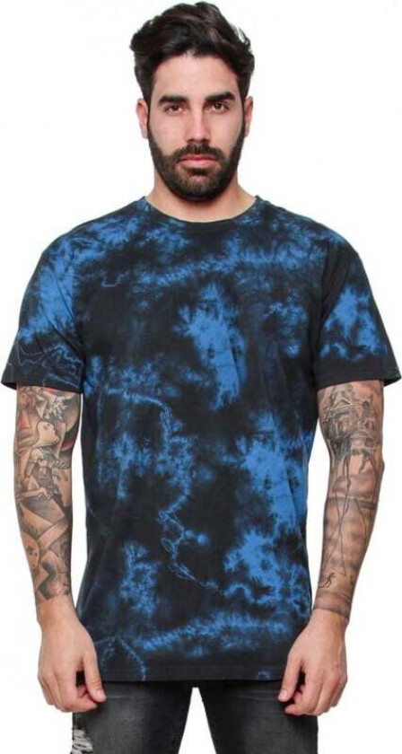 T-skjorte - Royal Svart-Blå T-skjorte - S til 4XL - Herrer - svart-blå