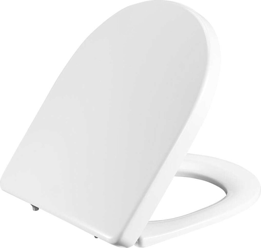 Delight toalettsete, soft close, avtagbar, hvit