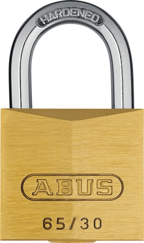 Abus 65/30 Ka304 Messinglås