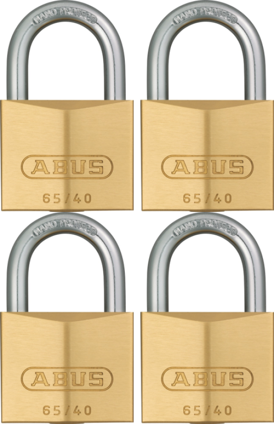 Abus 65/40 Quads Messinglås