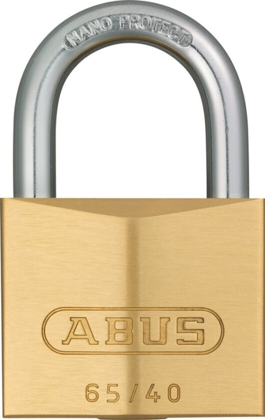 Abus 65/40 Ka6403 Messinglås