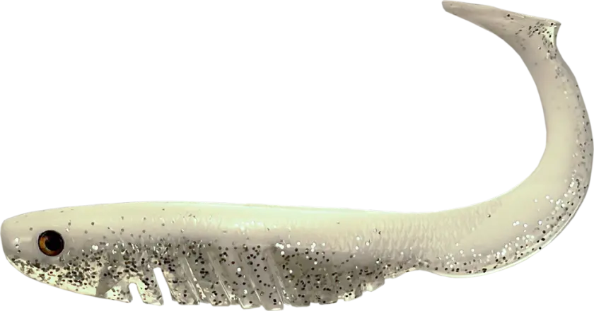 Headbanger BangerRibs 5-pack - 6,9 cm Softbait 3 g Pearl White