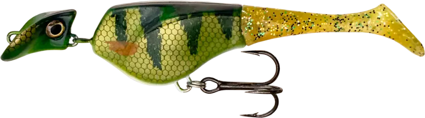 Headbanger Shad - 11 cm Sinking 13 g Natural Perch