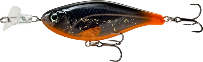 Headbanger Cranky Shad - 10,1 cm Slow sink 33 g Black/Orange