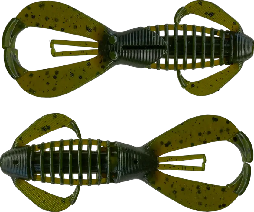 Headbanger BangerBug 10-pack - 7,6 cm Softbait 4 g Green Pumpkin