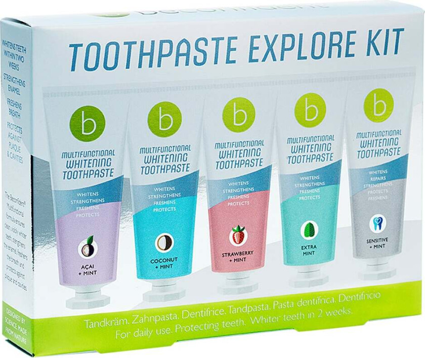Beconfident Multifunctional Whitening Toothpaste Kit, 5 x 25 ml