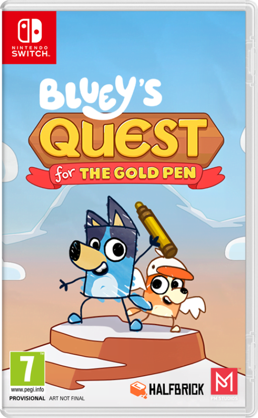Bluey's Quest for the Gold Pen - Nintendo Switch - Eventyr
