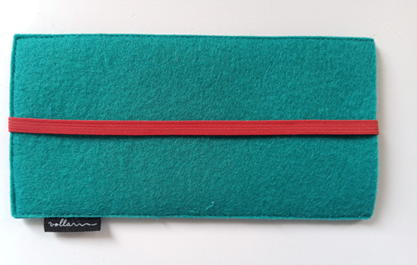 Q - tekstilveske - Petrolblå