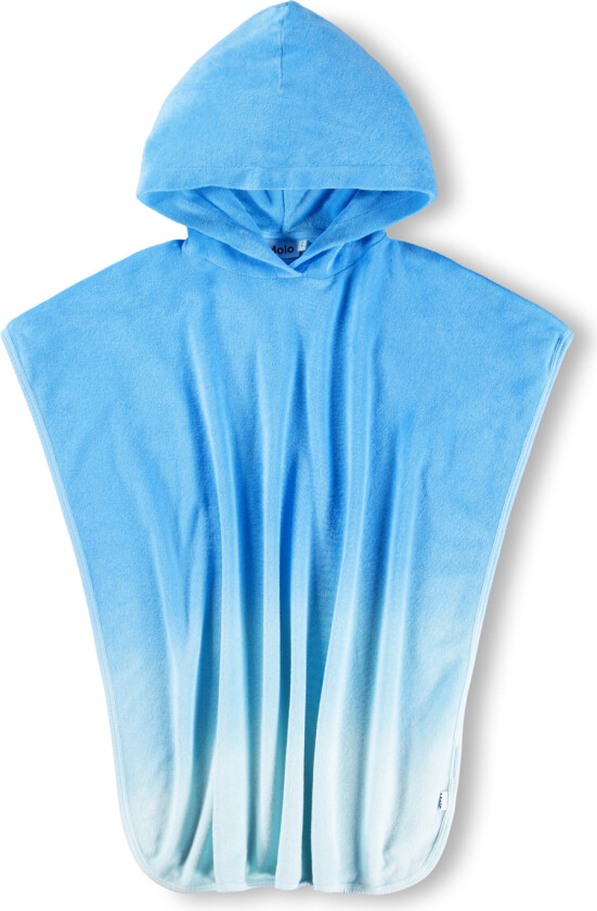 GOTS Beach Cover Up Strandponcho Blue Light Blue Light 1-4 Y Blå 1-4 år mann