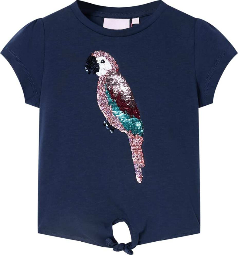 T-skjorte for barn marineblå 116