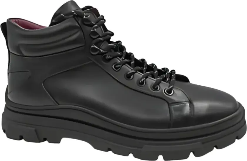 Herre, Sko, Svart, 45 EU