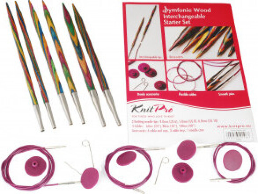 Symfonie Beginner's Kit utskiftbare rundpinner størrelse 3-4 m