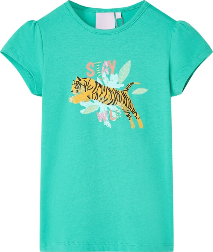 T-skjorte for barn mynte 140