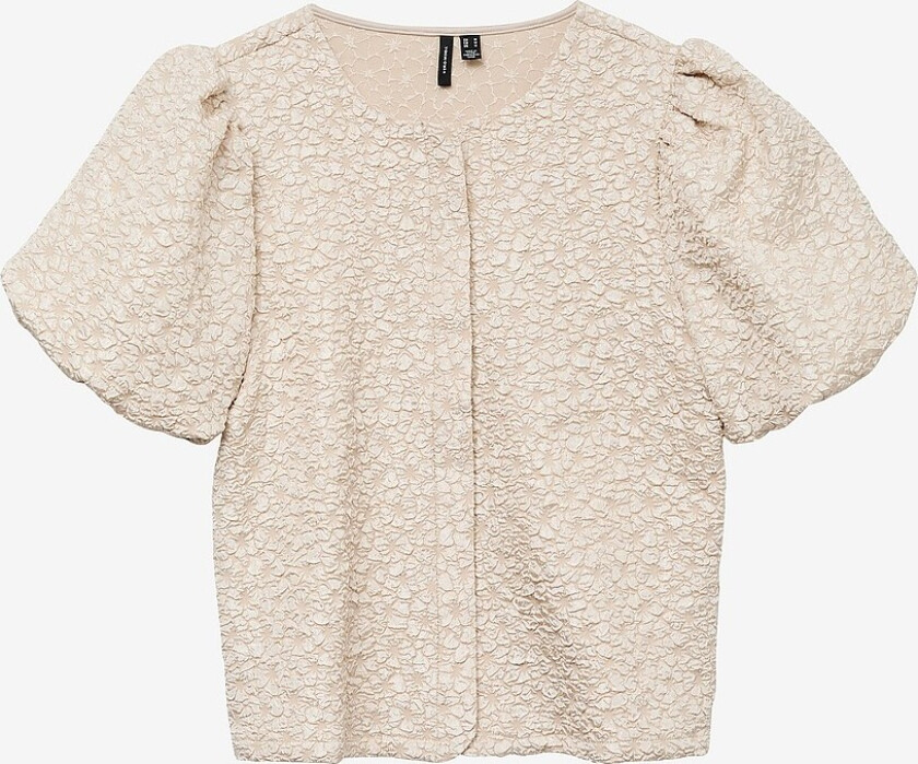 Kardigan vmMerle SS Puff Cardigan Jrs Sb8 - Grå