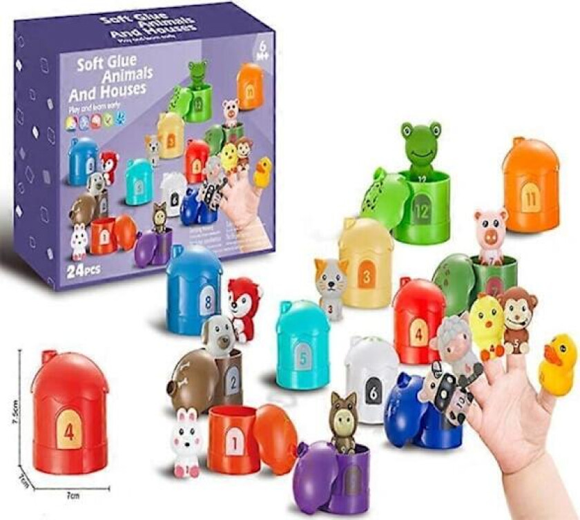 Adventskalender 2025 for barn, 1-3 år Julekalender Barnepresent Jenter Gutter 1-3 år Leker for babyer