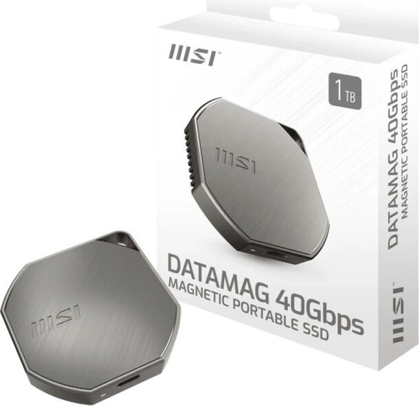DATAMAG Ekstern SSD - USB4, 40Gbps, 2TB