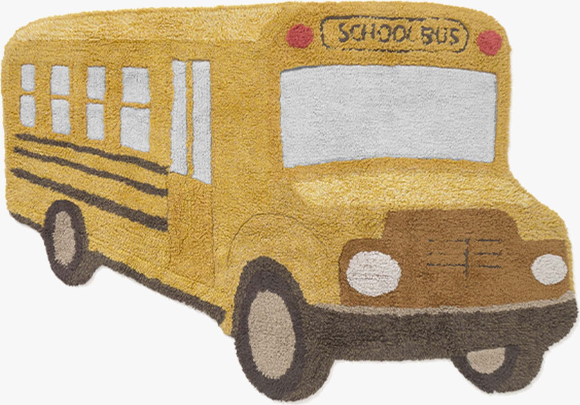 Lorena Canals Vaskbart Gulvteppe 90x130, School Bus - Gulvtepper - Bomull