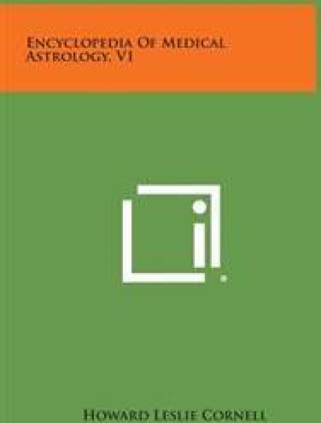 Encyclopedia of Medical Astrology, V1