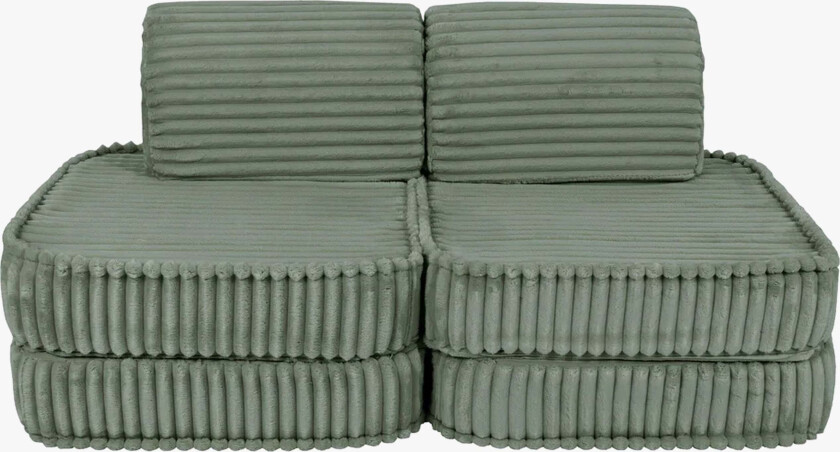 Churros Sofa Basic, Olive Sage Green - Sittemøbler - Polyester