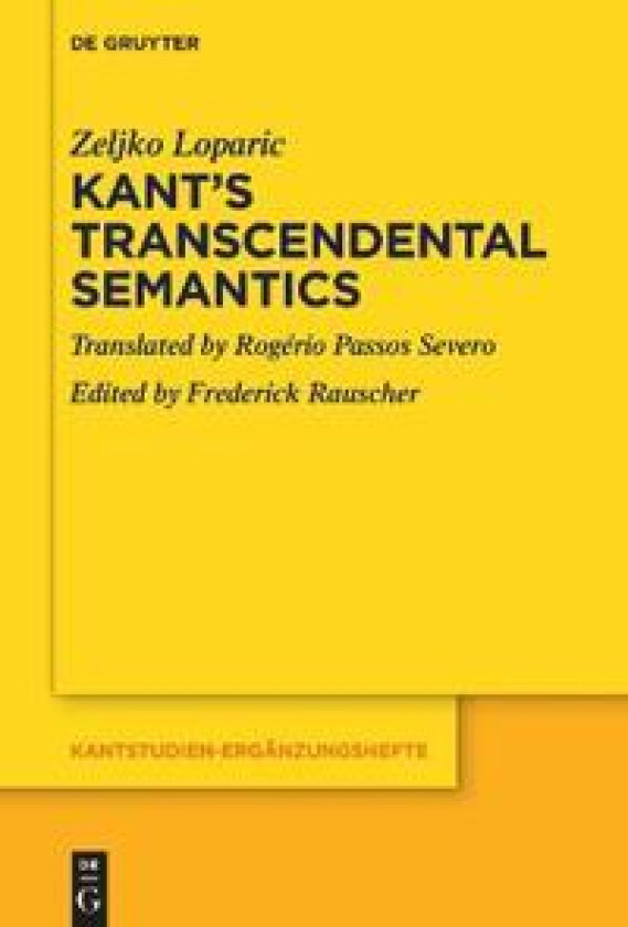 Kant’s Transcendental Semantics