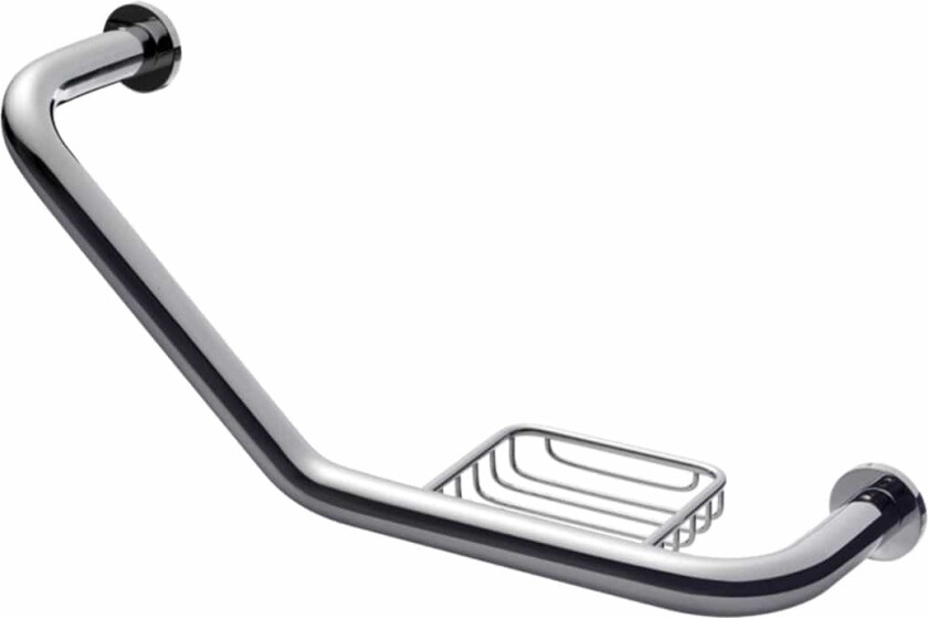 Ta808 Badekarhåndtak L457mm M/såpekopp Krom