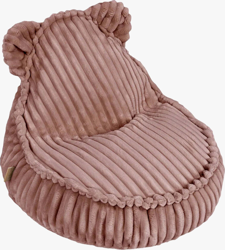 Meowbaby Churros Saccosekk Teddy, Ruby Chocolate Pink - Sittemøbler - 100% Polyester