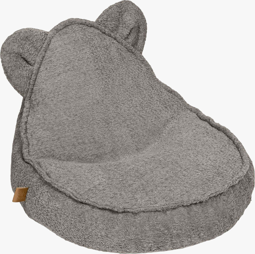 Meowbaby Boucle Saccosekk Teddy, Tan Beige - Sittemøbler - Polyester,Elastan