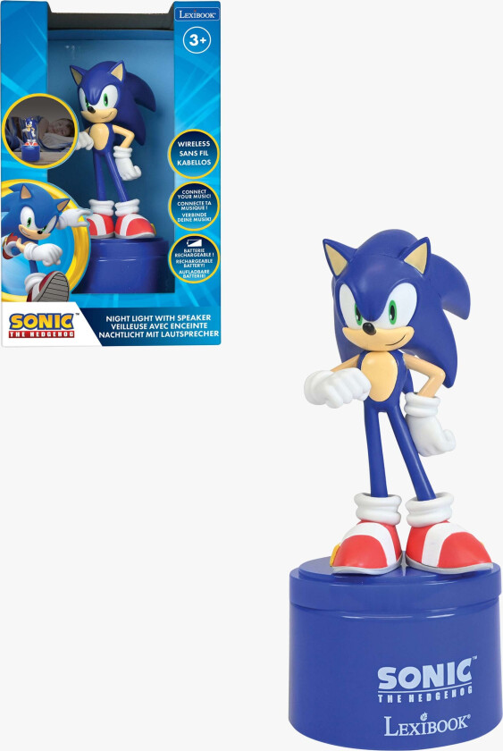 Nattlampe med Bluetooth-høyttaler - Nattlamper - Plast